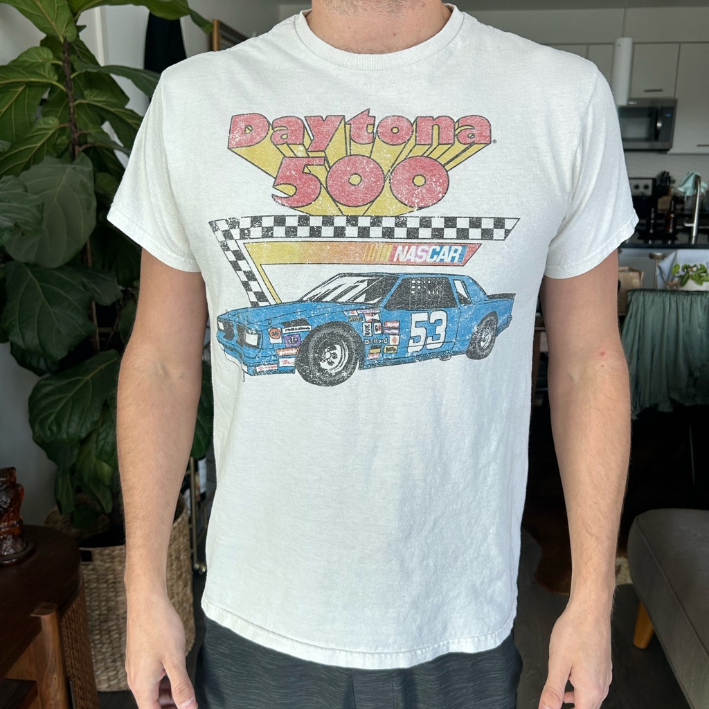 Vintage Style Nascar Daytona 500 Tee